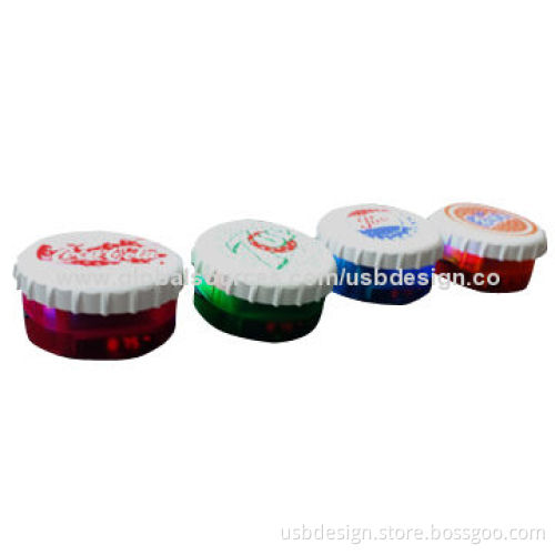 Mini Round Portable Speakers with TF Card Slot and FM RadioNew
